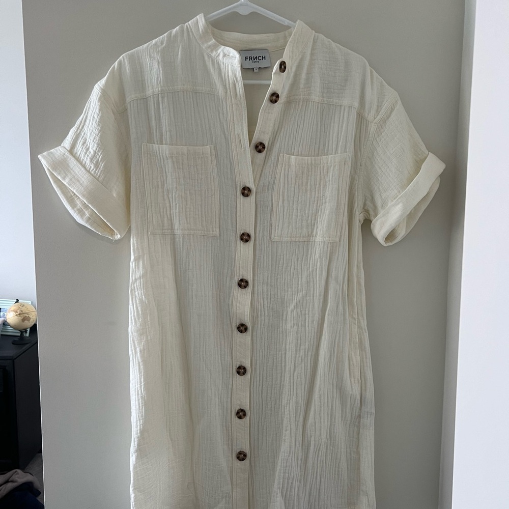 French Boutique Linen Dress